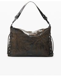 Desigual - Large Shoulder Bag, Polyurethane - Lyst