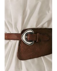 Desigual - Studio Leather Sash Belt, Cow Leather - Lyst