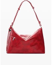 Desigual - Large Logo Charm Bag, Polyurethane - Lyst