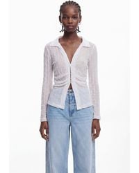 Desigual - Semi-Transparent T-Shirt - Lyst