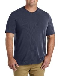 J.Crew Tall Rustic Merino V-neck Elbow-patch Sweater in Blue for