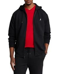 Ralph Lauren - Double-knit Full-zip Hoodie - Lyst