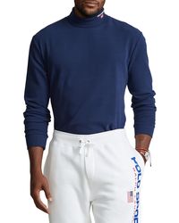 ralph lauren blue turtleneck