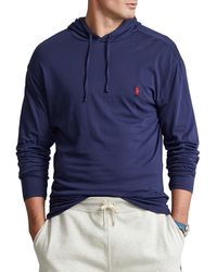 Polo Ralph Lauren - Big & Tall Jersey Hooded Long-sleeve T-shirt - Lyst