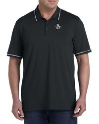 Original Penguin - Big & Tall Heritage Piped Golf Polo Shirt - Lyst