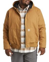 Carhartt - Big & Tall Loose-fit Washed Duck Insulated Jacket - Lyst