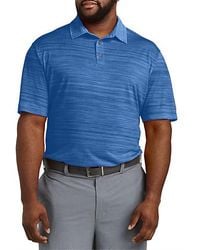 Reebok - Big & Tall Performance Space-Dyed Polo Shirt - Lyst