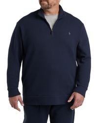 Polo Ralph Lauren - Big & Tall Double-knit 1 4-zip Pullover - Lyst