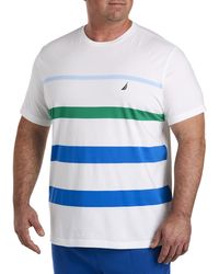 Nautica - Big & Tall Striped T-shirt - Lyst