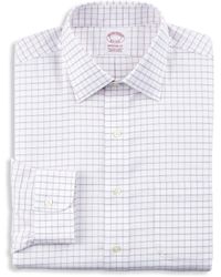 Brooks Brothers - Big & Tall Non-iron Check Dress Shirt - Lyst