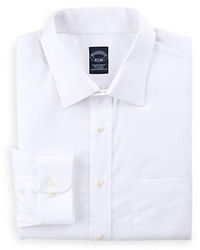 Brooks Brothers - Big & Tall Non-Iron Pinpoint Stretch Dress Shirt - Lyst