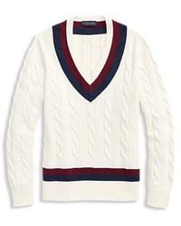 Brooks Brothers - Big & Tall Cable V-Neck Sweater - Lyst