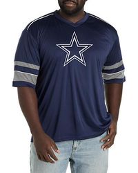 Nfl - Big & Tall V-Neck Team T-Shirt - Lyst