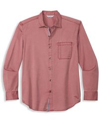 Tommy Bahama Big & Tall Tahitian Twilly Sport Shirt - Pink