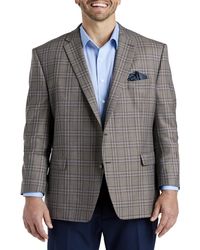 Ralph By Ralph Lauren Big & Tall Houndstooth Topcoat in Brown for Men | Lyst