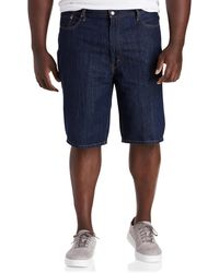 Levi's Big & Tall 469 Loose-fit Denim Shorts in Black for Men | Lyst