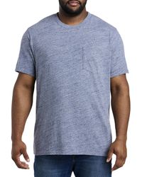 Tall Cotton-linen Blend Pocket T-shirt 