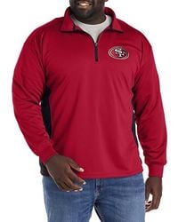 Nfl - Big & Tall 1 4-Zip Pullover - Lyst