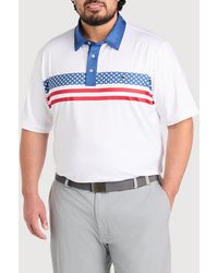 Vineyard Vines - Big & Tall Americana Stripe Sankaty Performance Polo Shirt - Lyst