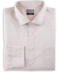 Michael Kors - Big & Tall Non-iron Check Dress Shirt - Lyst