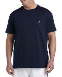 Nautica - Big & Tall Shoulder-striped T-shirt - Lyst