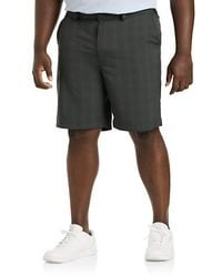 Reebok - Big & Tall Performance Plaid Golf Shorts - Lyst