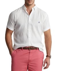 Polo Ralph Lauren - Big & Tall Linen Sport Shirt - Lyst