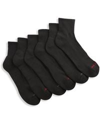 Reebok - Big & Tall Vector 6-Pk Quarter-Top Socks - Lyst
