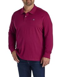 Brooks Brothers - Big & Tall Long-Sleeve Piqu Polo Shirt - Lyst