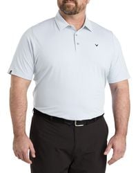 Callaway Apparel - Big & Tall Classic Jacquard Golf Polo Shirt - Lyst