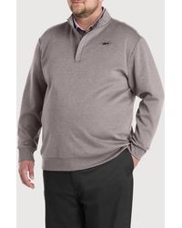 Reebok - Big & Tall 1 4-Zip Performance Pullover - Lyst