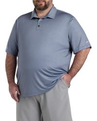 Reebok - Big & Tall Performance Diamond Dot Print Polo Shirt - Lyst