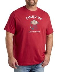 Life Is Good. - Big & Tall Fired Up Graphic Tee - Lyst