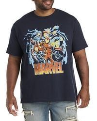 True Nation - Big & Tall Marvel Group Graphic Tee - Lyst