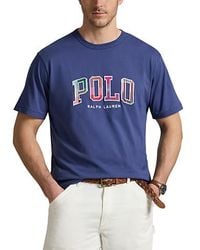 Polo Ralph Lauren - Big & Tall India Plaid-Logo Jersey T-Shirt - Lyst