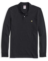Brooks Brothers - Big & Tall Long-Sleeve Piqu Polo Shirt - Lyst