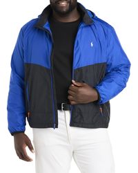Polo Ralph Lauren - Big & Tall Colorblock Water-repellent Hooded Jacket - Lyst