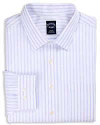 Brooks Brothers - Big & Tall Non-Iron Striped Dress Shirt - Lyst