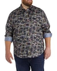 Robert Graham - Big & Tall Grid Textured Sport Shirt - Lyst