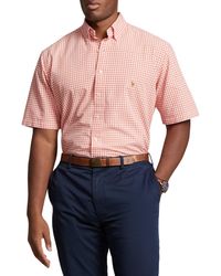 Polo Ralph Lauren - Big & Tall Gingham Oxford Sport Shirt - Lyst