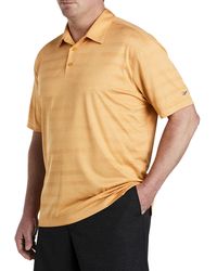 Reebok - Big & Tall Performance Faded Tonal Stripe Polo Shirt - Lyst
