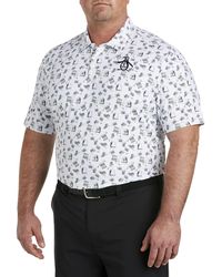 Original Penguin - Big & Tall Retro Arcade Printed Golf Polo Shirt - Lyst