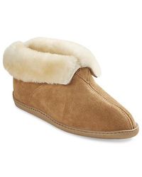 Minnetonka - Big & Tall Sheepskin Ankle Boots - Lyst