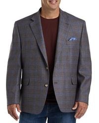 Tallia - Big & Tall Plaid Sport Coat - Lyst