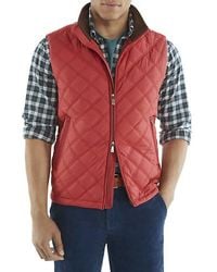 Brooks Brothers - Big & Tall Paddock Diamond Quilted Vest - Lyst