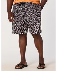 Psycho Bunny - Big & Tall Byron Allover Swim Trunks - Lyst