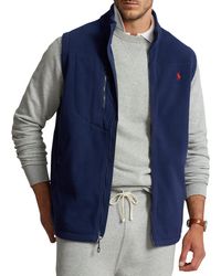 Polo Ralph Lauren - Big & Tall Brushed Fleece Vest - Lyst