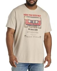 Lucky Brand - Big & Tall Missing Cassette Tape Graphic Tee - Lyst