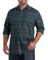 Nautica - Big & Tall Plaid Sport Shirt - Lyst