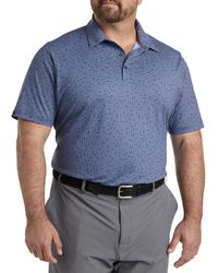 Callaway Apparel - Big & Tall Chevron Print Polo Shirt - Lyst